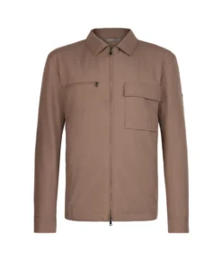 Overshirt tecnico con zip
