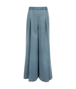 Pantalone ampio delavè