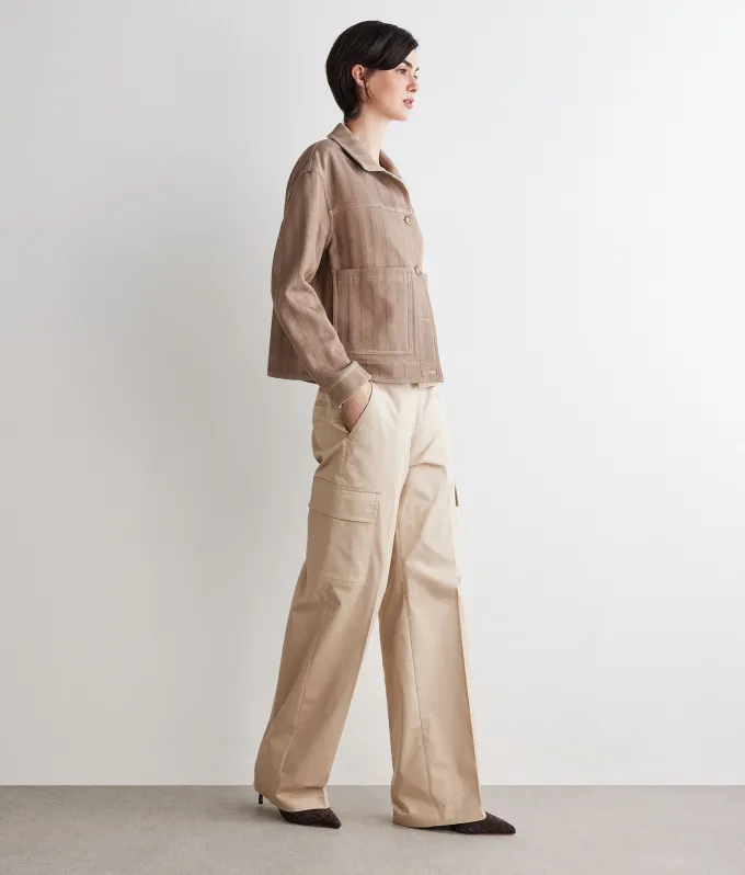 Pantalone cargo in cotone