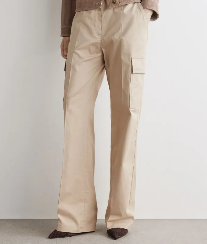 Pantalone cargo in cotone