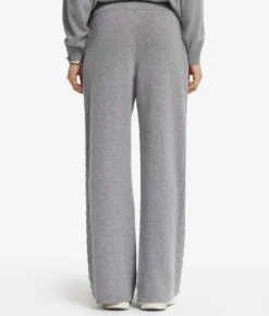 Pantalone con dettaglio trecce in Cashmere Ultrasoft