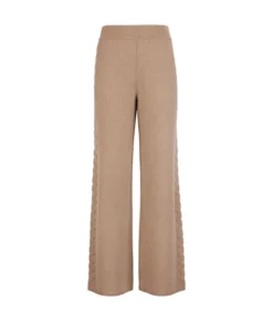 Pantalone con dettaglio trecce in Cashmere Ultrasoft
