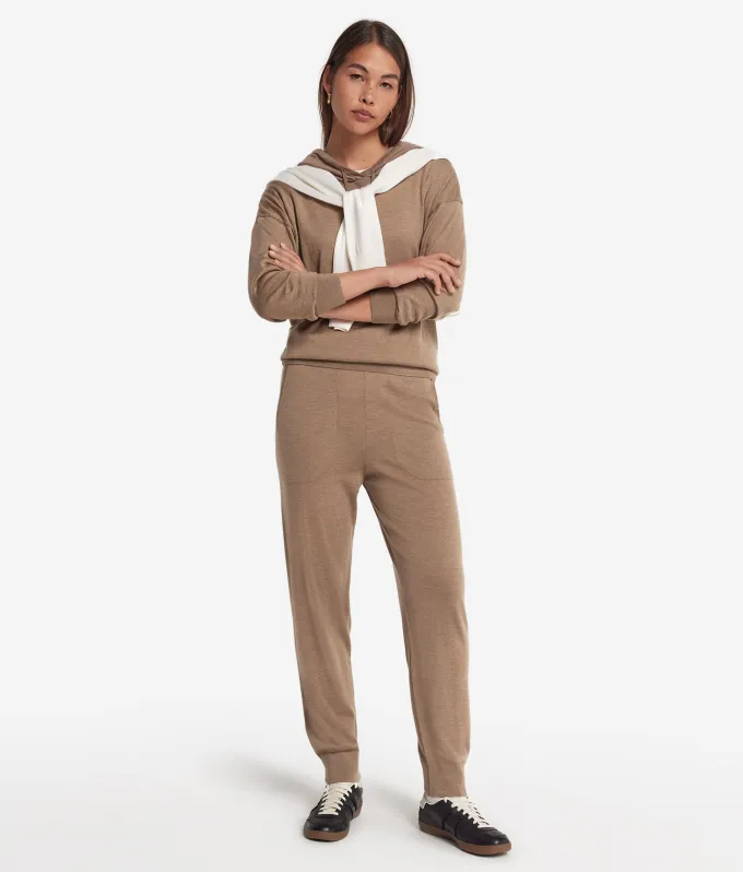 Pantalone con polsino in Cashmere Ultrafine