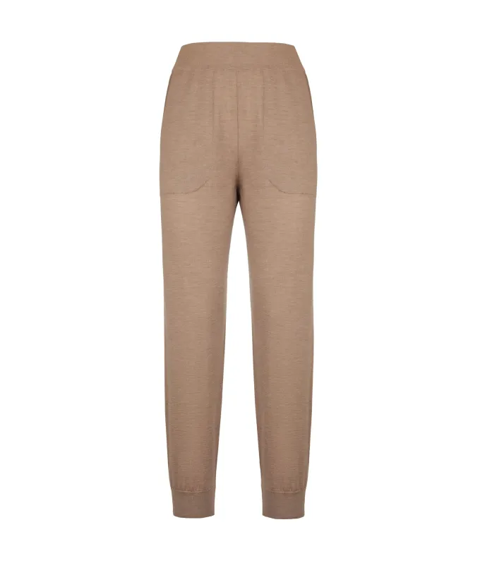 Pantalone con polsino in Cashmere Ultrafine