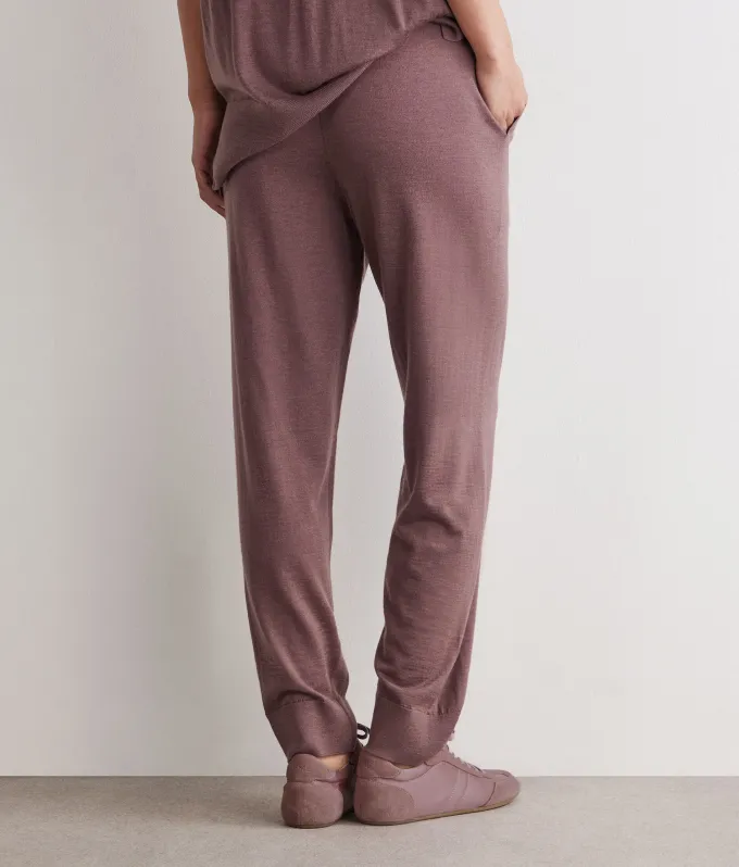 Pantalone con polsino in Cashmere Ultrafine