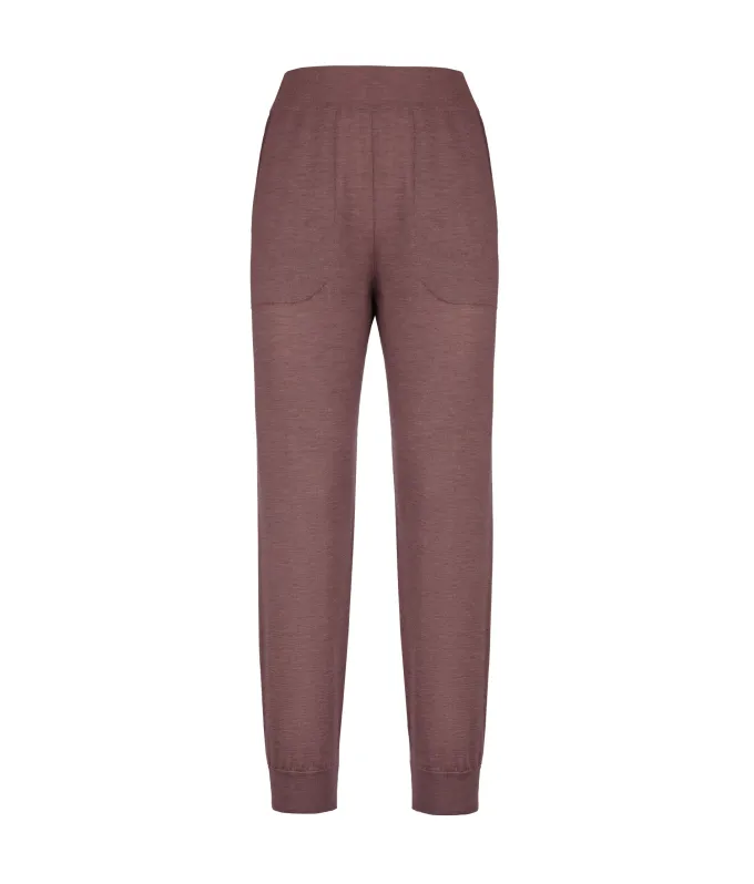 Pantalone con polsino in Cashmere Ultrafine