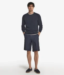 Pantalone corto in lino
