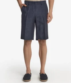 Pantalone corto in lino