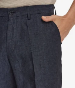 Pantalone corto in lino