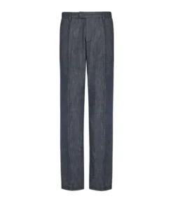 Pantalone in cotone effetto denim