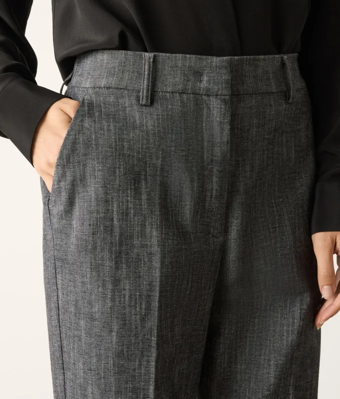 Pantalone in cotone effetto denim