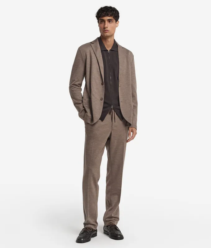 Pantalone in jersey di lana
