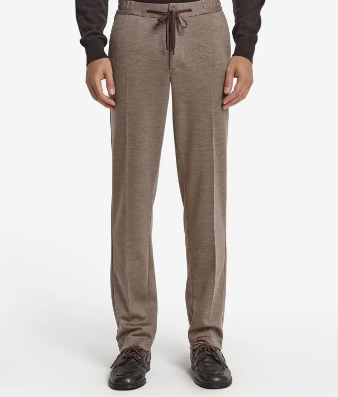 Pantalone in jersey di lana