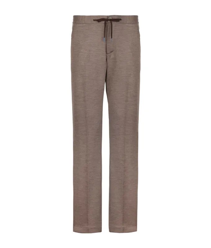 Pantalone in jersey di lana