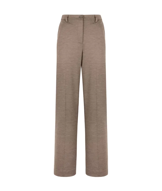 Pantalone in jersey di lana