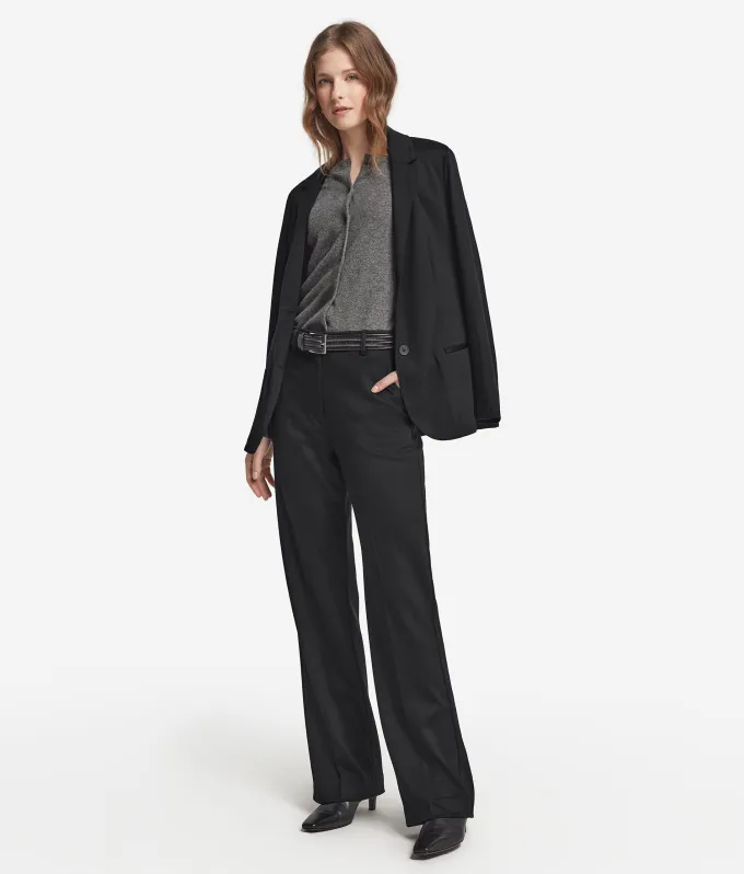 Pantalone in jersey di lana