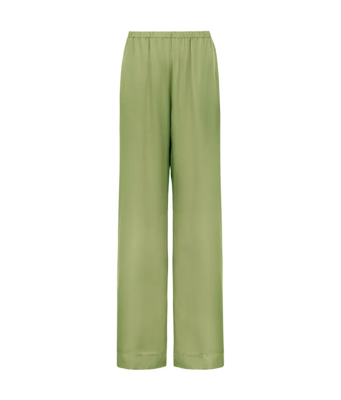 Pantalone in raso opaco