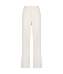 Pantalone in velluto di lana e cashmere