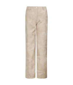 Pantalone jacquard in cotone