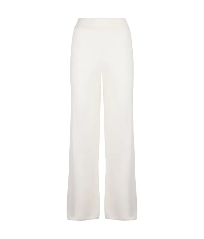 Pantalone palazzo in Cashmere Ultrasoft