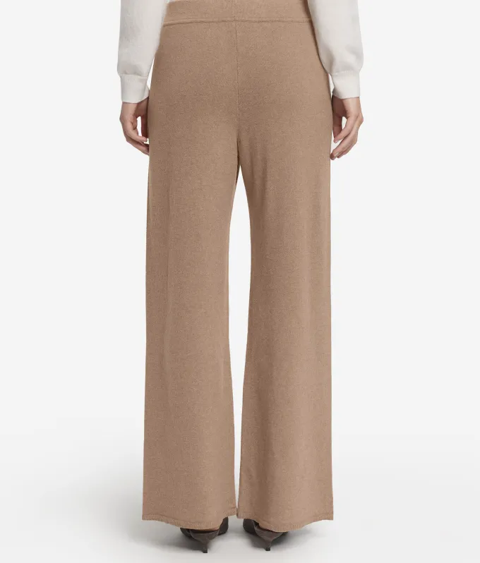 Pantalone palazzo in Cashmere Ultrasoft