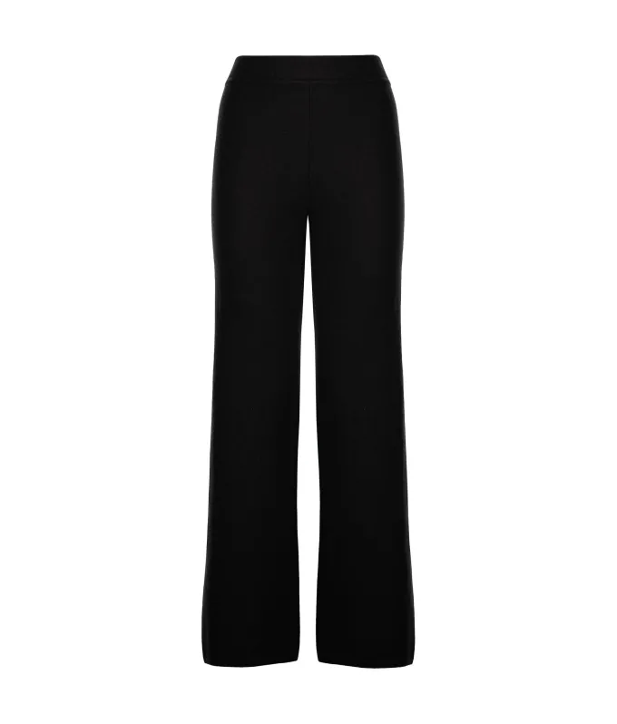 Pantalone palazzo in Cashmere Ultrasoft