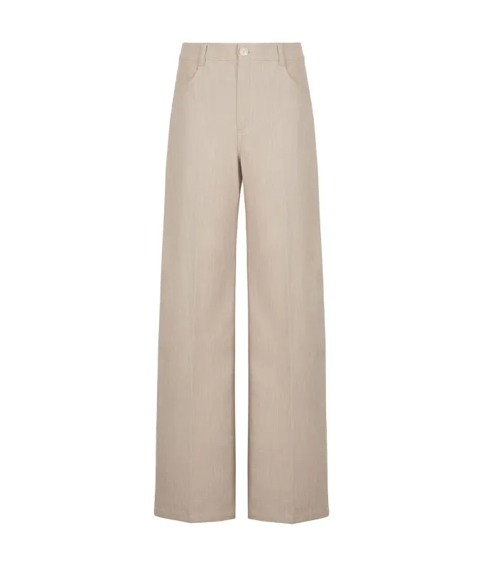 Pantalone palazzo in cotone