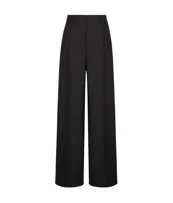 Pantalone palazzo in lana