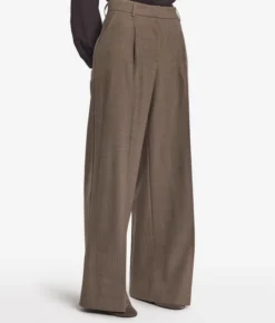 Pantalone palazzo in lana