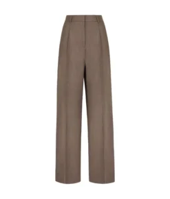 Pantalone palazzo in lana
