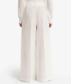 Pantalone palazzo in lino
