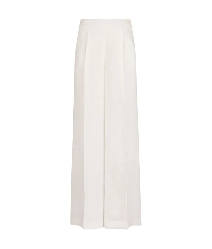 Pantalone palazzo in lino