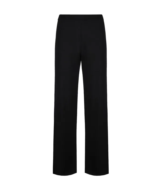 Pantalone palazzo in seta cotone