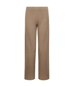Pantalone punto onda in lino cotone