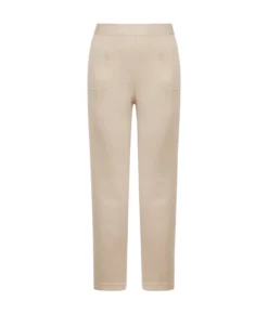 Pantalone reversibile in lino e cotone