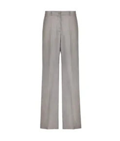Pantalone sartoriale in cashmere seta
