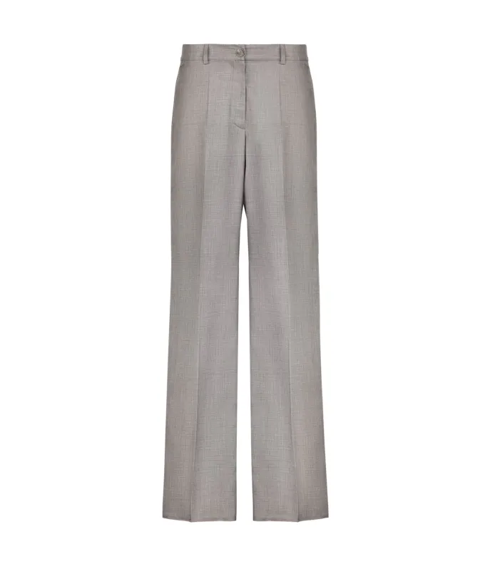 Pantalone sartoriale in cashmere seta
