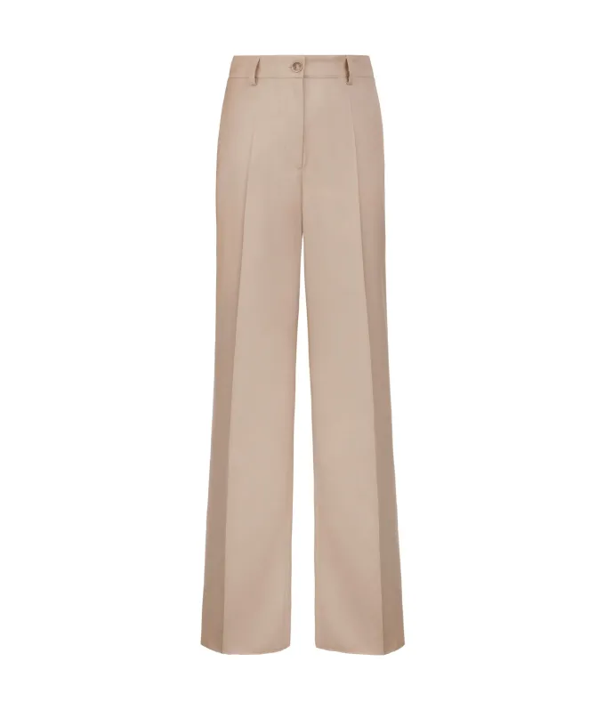 Pantalone sartoriale in cashmere seta