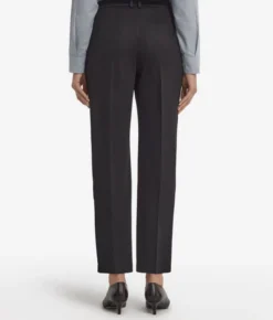 Pantalone sigaretta in jersey di lana