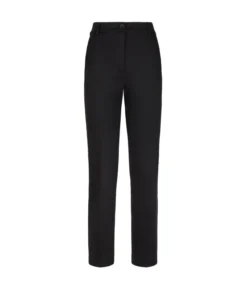 Pantalone sigaretta in jersey di lana