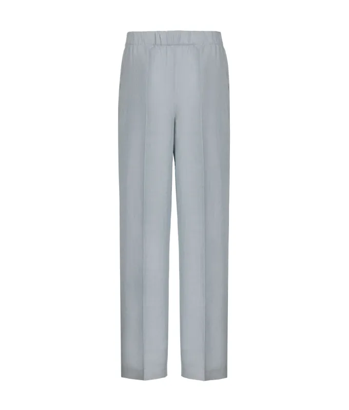 Pantalone sigaretta in lino