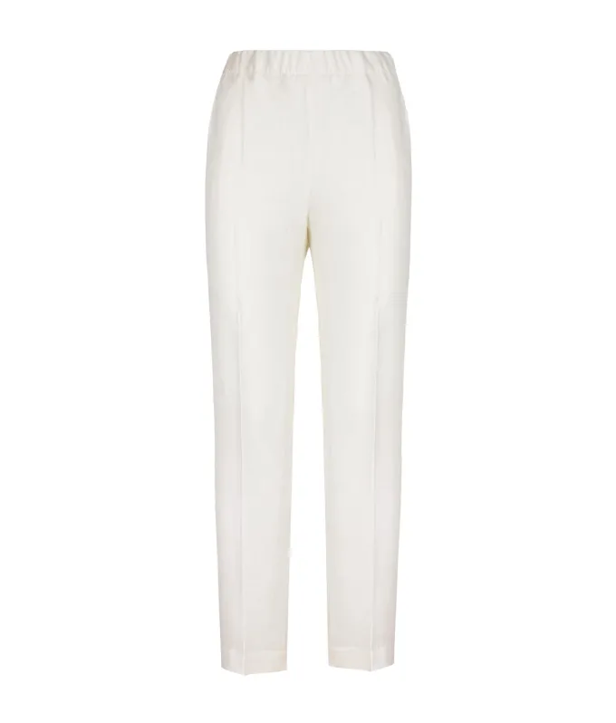 Pantalone sigaretta in lino
