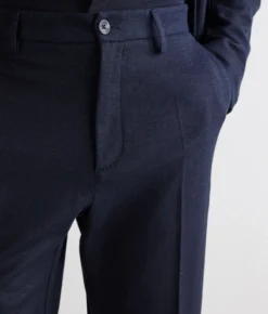 Pantalone waffle in lino cotone