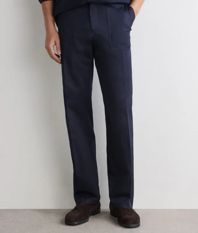 Pantalone worker in cotone