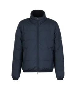 Piumino reversibile in cashmere