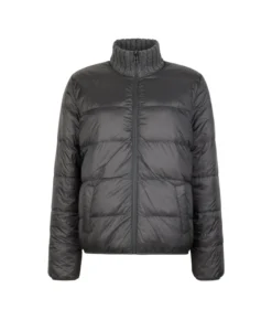 Piumino reversibile in cashmere tricot lamé