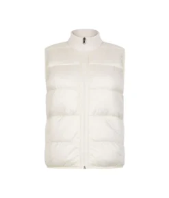 Piumino smanicato reversibile in bouclé