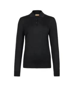 Polo a manica lunga in Cashmere Ultrafine