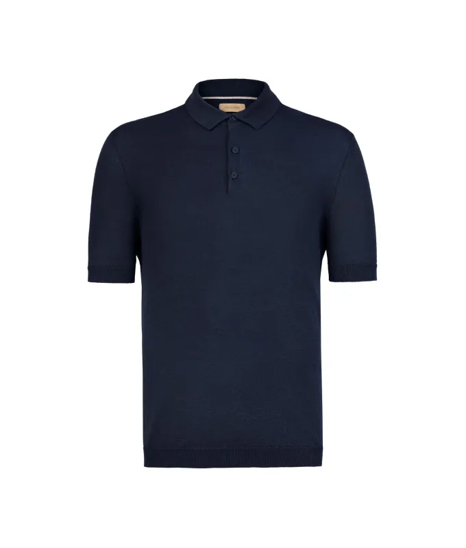 Polo in lino cotone
