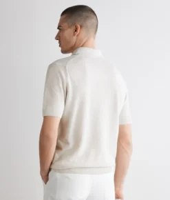 Polo in lino cotone